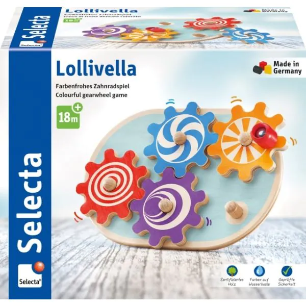 Schmidt Spiele Lollivella, Zahnradspiel, 17,5 cm Online Outlet