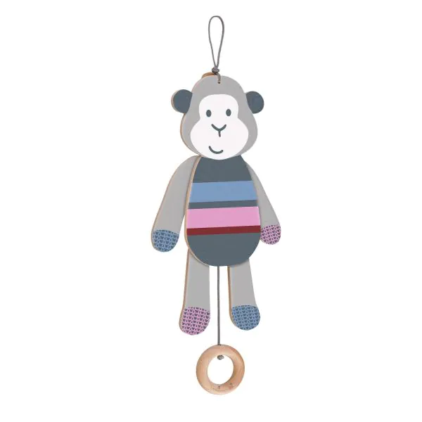 Schmidt Spiele bellybutton: Zappeläffchen, Hampelmann Affe aus Holz, 26 cm Bestseller