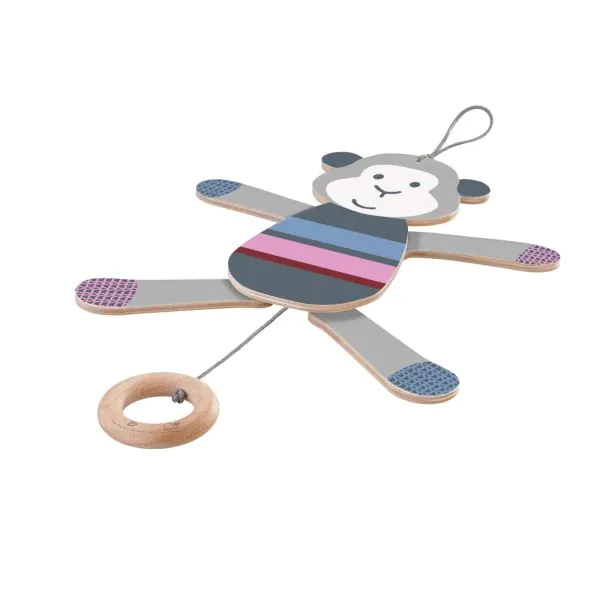 Schmidt Spiele bellybutton: Zappeläffchen, Hampelmann Affe aus Holz, 26 cm Bestseller