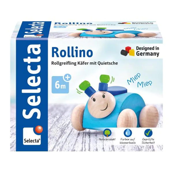 Schmidt Spiele Rollino, blau 7,5 cm Räumungsverkauf