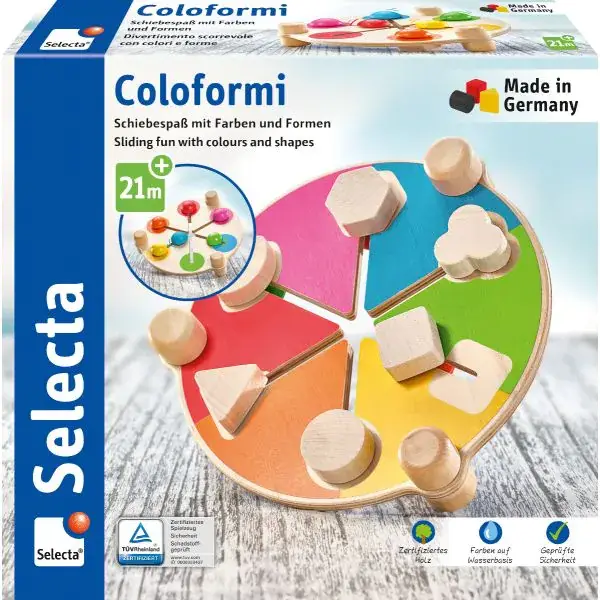 Schmidt Spiele Coloformi, Schiebespaß mit Farben und Formen, 19,5 cm Sonderangebote