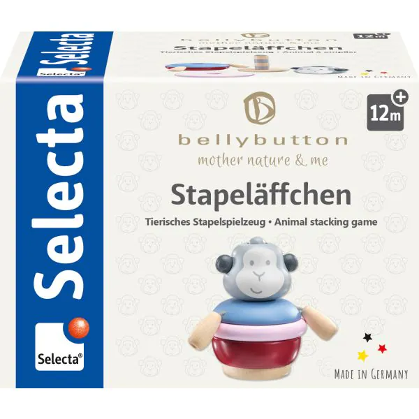 Schmidt Spiele bellybutton: Stapeläffchen, 9 cm VIP-Rabatte