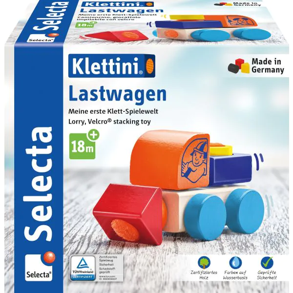 Schmidt Spiele Klettini® Lastwagen, Klett-Stapelspielzeug Begrenzte Freigabe