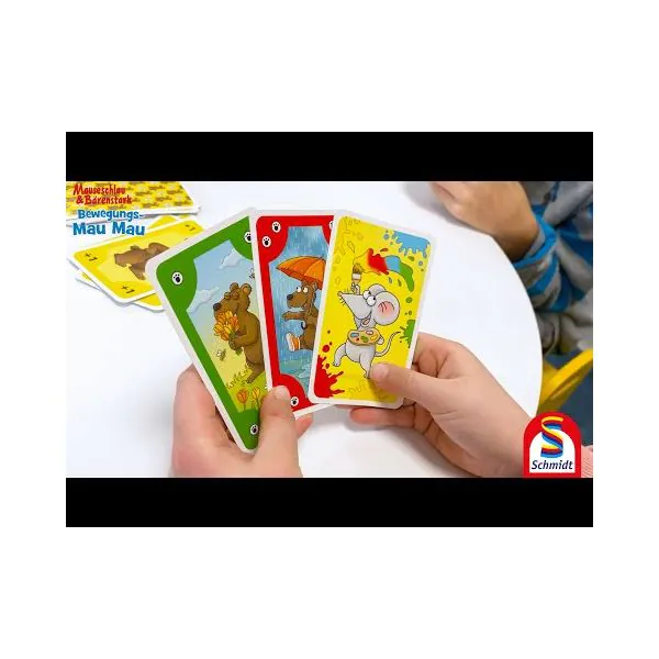 Schmidt Spiele Mauseschlau & Bärenstark: Bewegungs-Mau Mau, Kinderkartenspiel JETZT KAUFEN