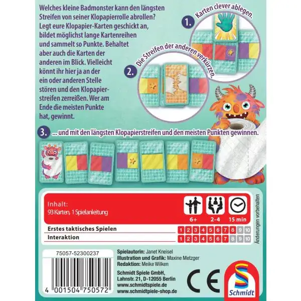 Schmidt Spiele Monsterrolle, Kinderspiel Neueste Stile