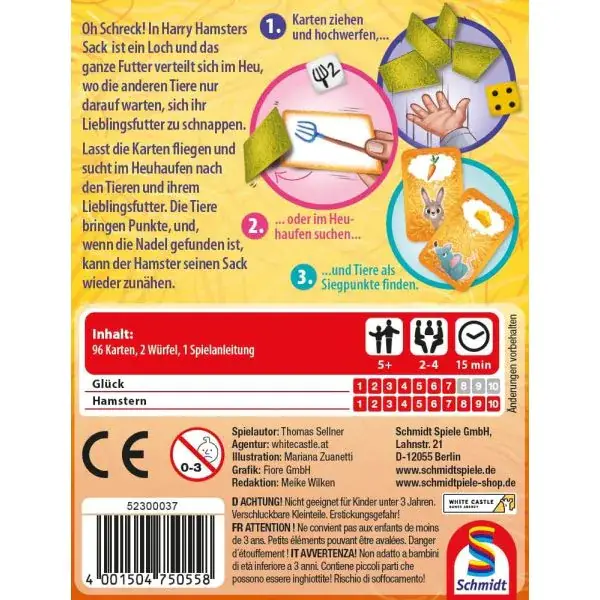 Schmidt Spiele Die Nadel im Heuhaufen, Kartenspiel Zeitbegrenzte Promotion