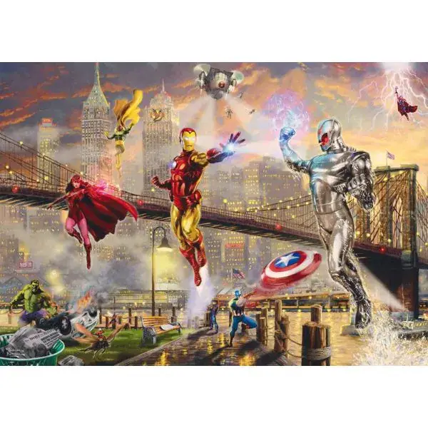 Schmidt Spiele Thomas Kinkade Studios: MARVEL - Iron Man, 1.000 Teile Puzzle Sonderangebote