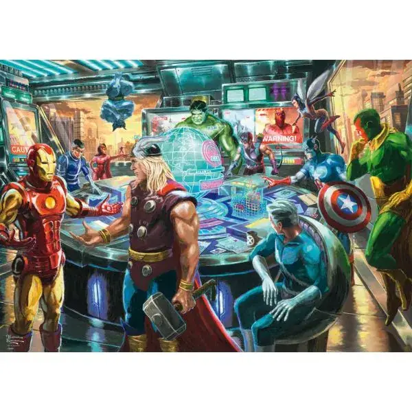 Schmidt Spiele Thomas Kinkade Studios: MARVEL - The Avengers, 1.000 Teile Puzzle Riesige Ersparnisse