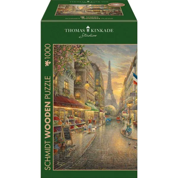 Schmidt Spiele Thomas Kinkade Studios: Malerisches Paris, 1.000 Teile Holzpuzzle Wochenangebot