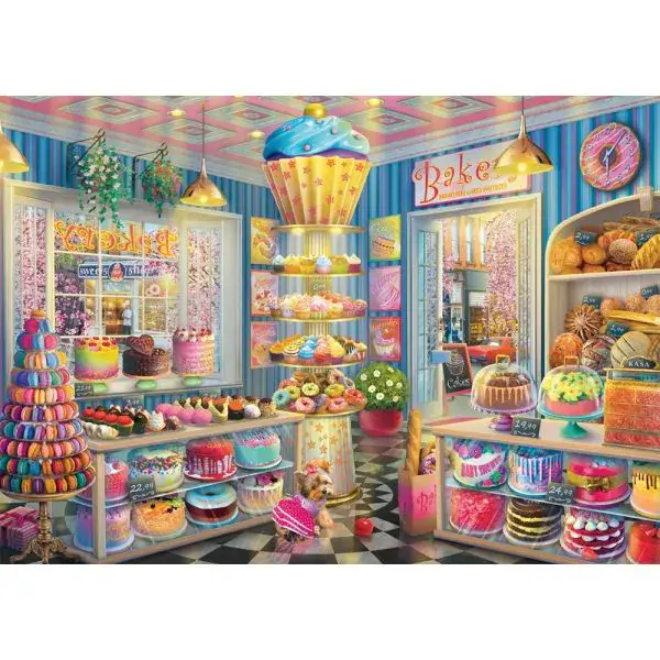 Schmidt Spiele Bunte Bäckerei, 1.000 Teile Puzzle Letzte 2 Tage