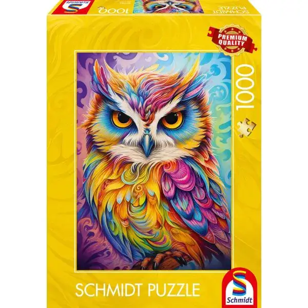 Schmidt Spiele Eule im Papageienkleid, 1.000 Teile Puzzle Bis zu 50% Rabatt