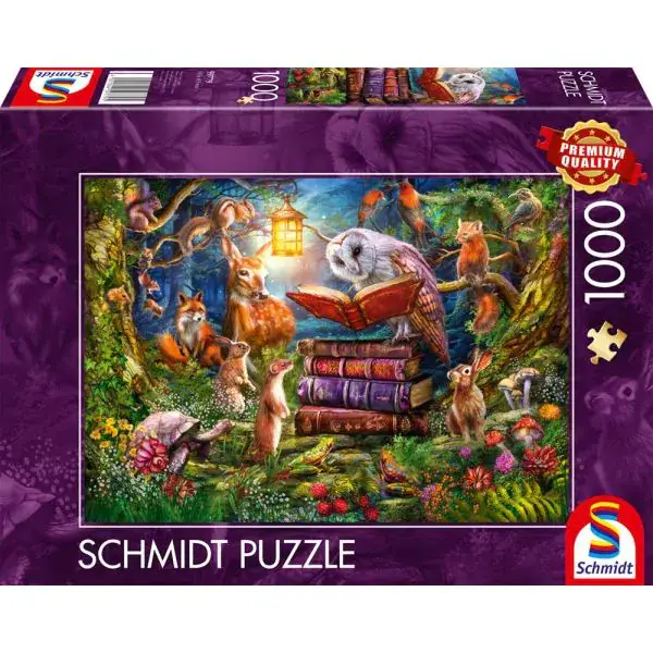 Schmidt Spiele Waldgeschichten zur Nacht, 1.000 Teile Puzzle Nur für heute