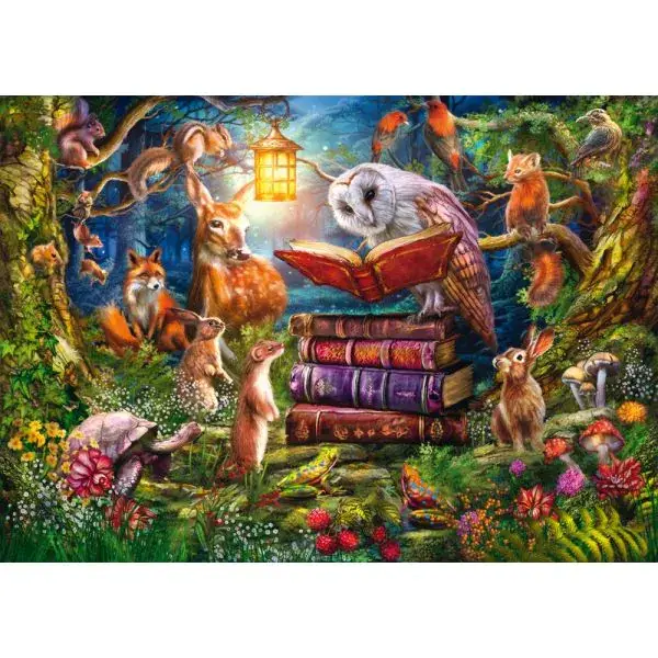 Schmidt Spiele Waldgeschichten zur Nacht, 1.000 Teile Puzzle Nur für heute