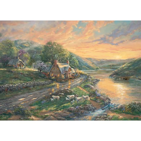 Schmidt Spiele Thomas Kinkade Studios: Tagesanbruch im Emerald Valley, 1.000 Teile Puzzle Bis zu 55% Rabatt