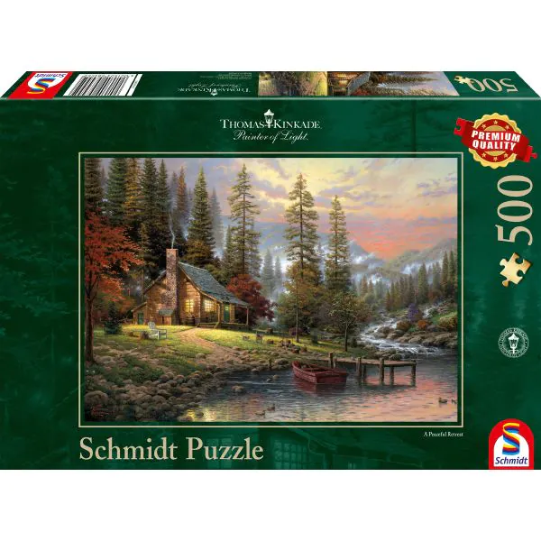 Schmidt Spiele Thomas Kinkade: Haus in den Bergen, 500 Teile Puzzle Hotsell