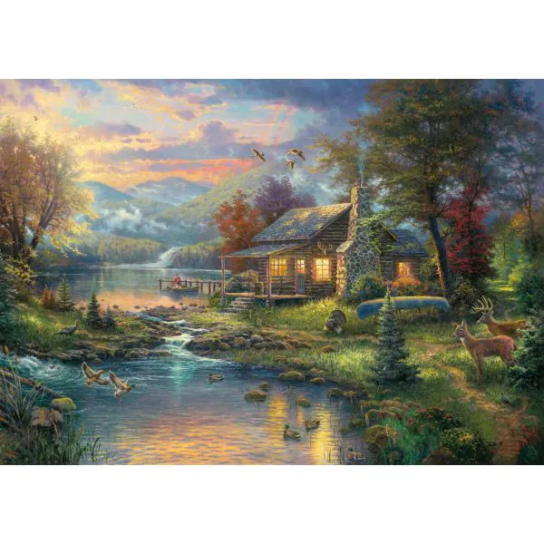 Schmidt Spiele Thomas Kinkade: Painter of Light - Im Naturparadies, 1.000 Teile Puzzle Meist gekauft