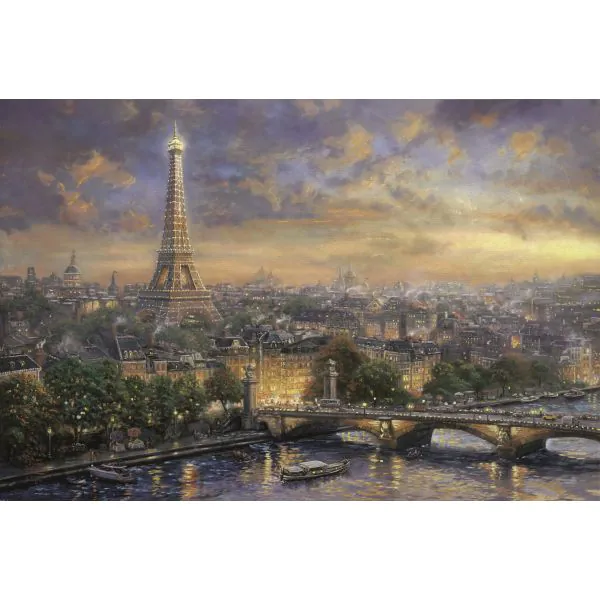 Schmidt Spiele Thomas Kinkade: Painter of Light - Paris, Stadt der Liebe, 1.000 Teile Puzzle Kostenloser Versand