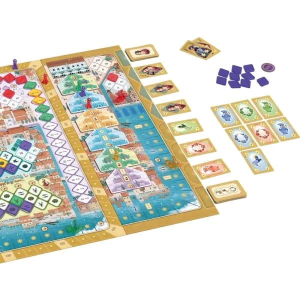 Schmidt Spiele Mille Fiori, Die Meisterwerke – Erweiterung , Familienspiel Lagerräumung