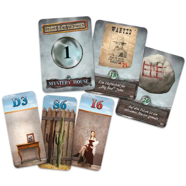 Schmidt Spiele Mystery House, Zurück nach Tombstone, 1. Erweiterung Letzte 2 Tage