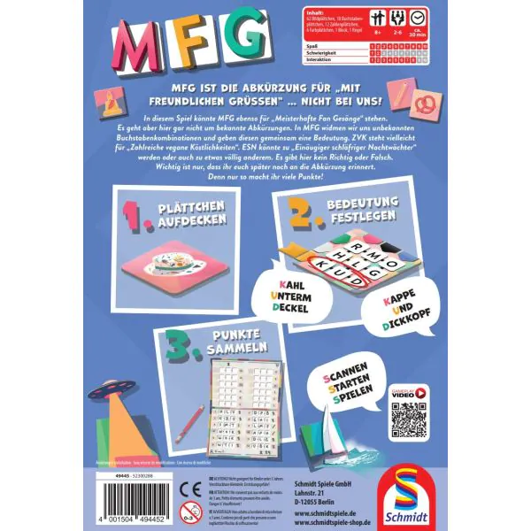 Schmidt Spiele MFG, Familienspiel Black Friday Preise
