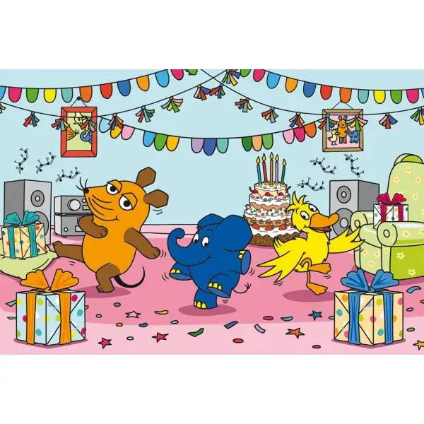 Schmidt Spiele Die Maus: Elefantastische Party, 100 Teile Kinderpuzzle Angebote