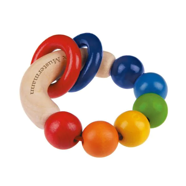 Schmidt Spiele Rondello, Greifling aus Holz, 7,5 cm Exklusivangebot