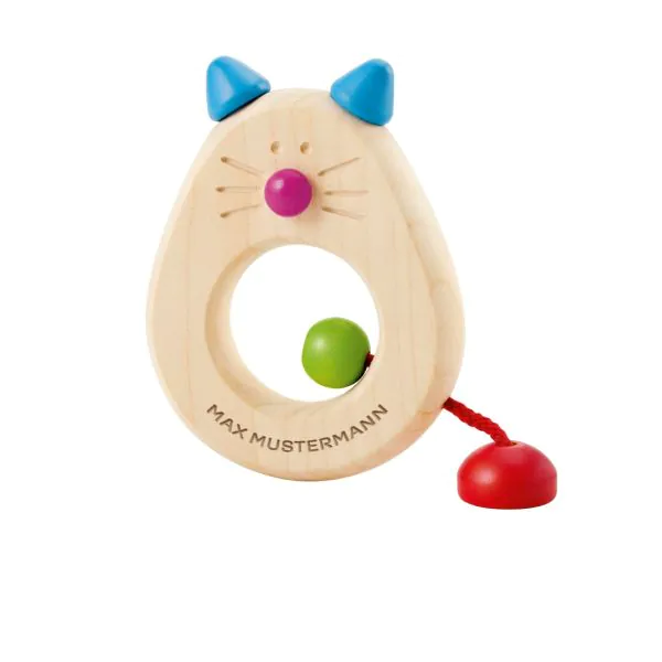 Schmidt Spiele Catina, Katzen, Greifling aus Holz, 8,5 cm Preisnachlass