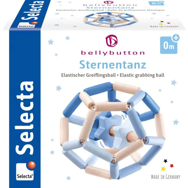 Schmidt Spiele bellybutton: Sternentanz blau, Greiflingsball, 11,5 cm Valentinstagsangebot