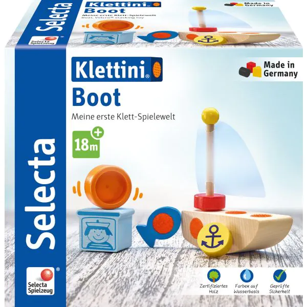 Schmidt Spiele Klettini® Boot, Klett-Stapelspielzeug Blitzangebot