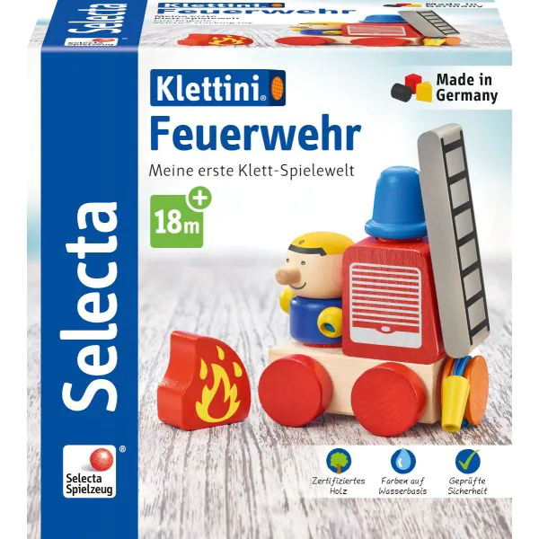 Schmidt Spiele Klettini® Feuerwehr, Klett-Stapelspielzeug Neuheiten