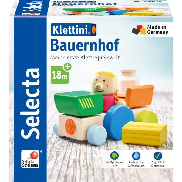Schmidt Spiele Klettini® Bauernhof, Klett-Stapelspielzeug Bestseller