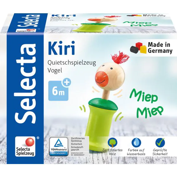 Schmidt Spiele Kiri Vogel - Greifling mit Quietsche Tiefpreis