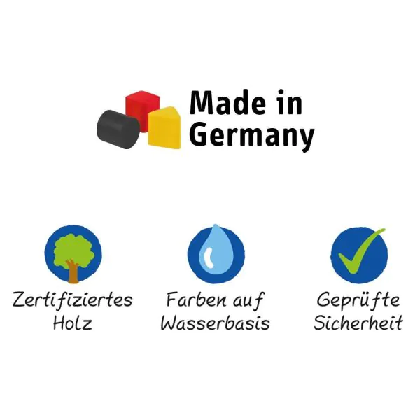 Schmidt Spiele Balance, Würfel- und Stapelspiel aus Holz zollfrei