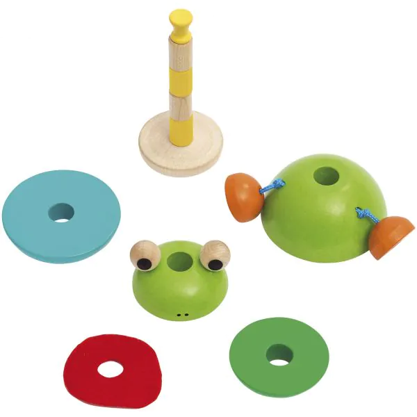 Schmidt Spiele Stapelfrosch Pepito Auslauf