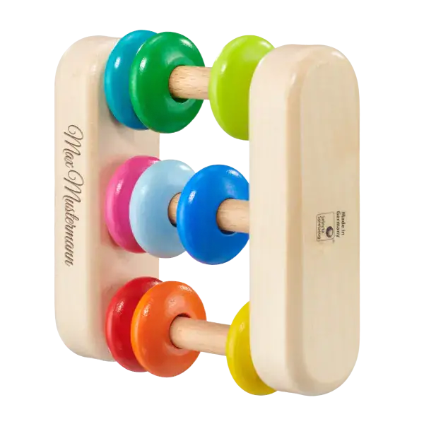Schmidt Spiele Abacus, Greifling aus Holz, 7,5 cm Saisonale Angebote