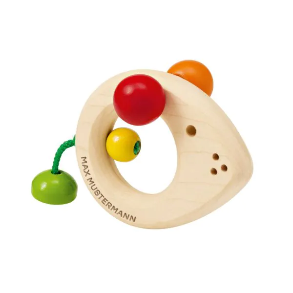 Schmidt Spiele Topino, Maus-Greifling aus Holz, 8 cm Kauf eins, bekomm eins gratis