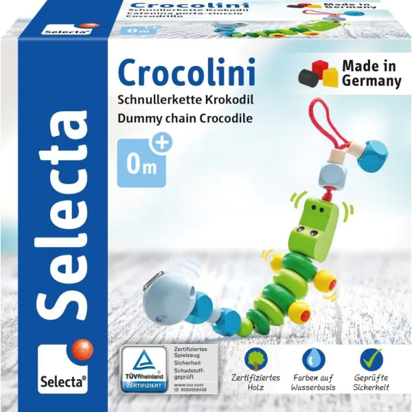 Schmidt Spiele Crocolini, Schnullerkette Tiefpreis