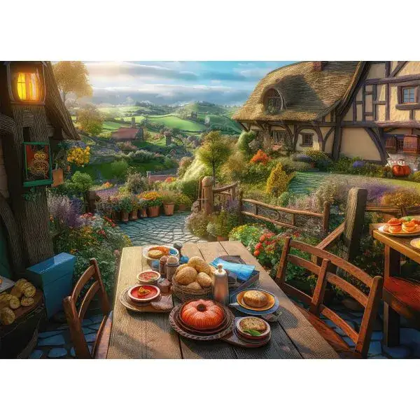Schmidt Spiele Frühstück mit Aussicht, 1.000 Teile Puzzle Bestseller