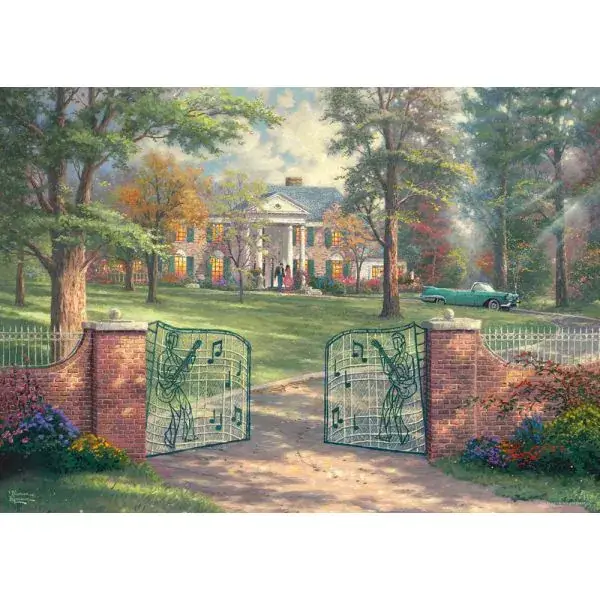 Schmidt Spiele Thomas Kinkade Studios: Graceland®, 50th Anniversary, 1.000 Teile Puzzle Tägliche Deals
