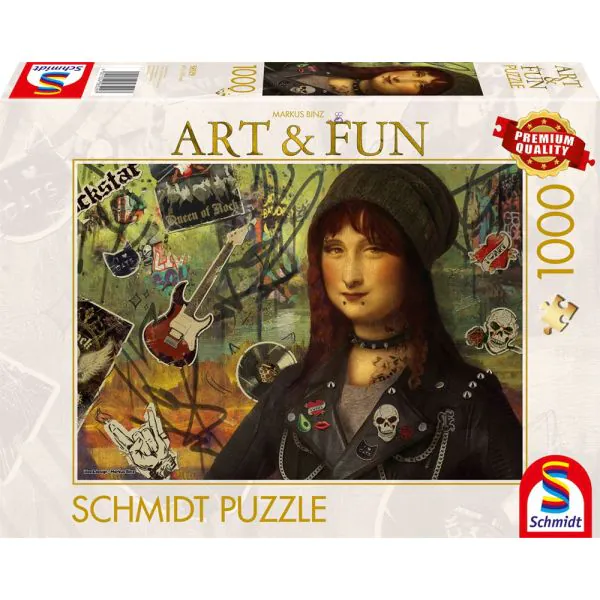 Schmidt Spiele Markus Binz: Mona Lisa 2024, 1.000 Teile Puzzle