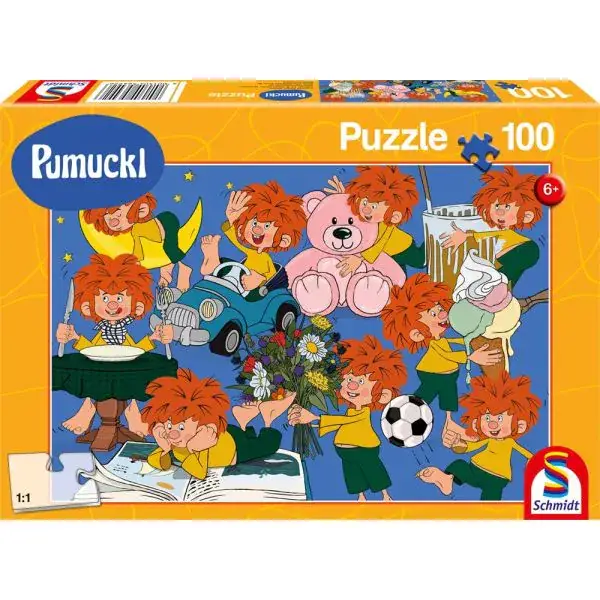 Schmidt Spiele Pumuckl: Spaß mit Pumuckl, 100 Teile Kinderpuzzle Nur für heute