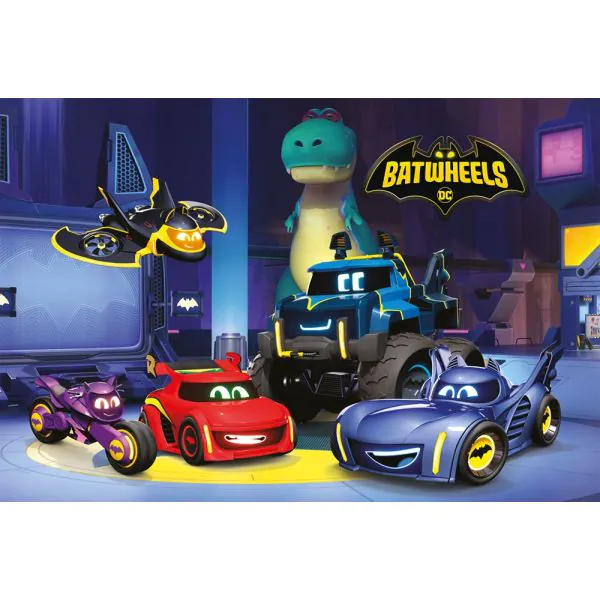 Schmidt Spiele DC Batwheels: Bam, Batwing, Bibi, Buff und Redbird in der Bathöhle, 60 Teile Kinderpuzzle Nur noch ein Tag übrig
