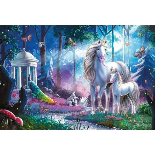 Schmidt Spiele Einhornstute mit Fohlen, 200 Teile Kinderpuzzle Super Rabatt