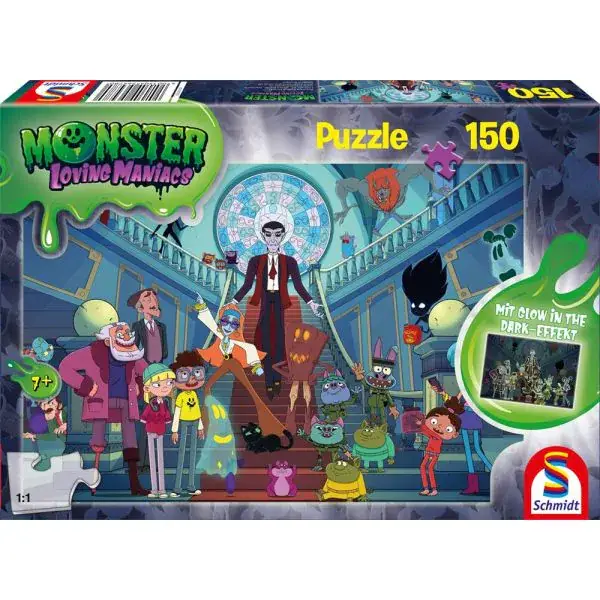 Schmidt Spiele Monster Loving Maniacs: Lustige Monsterparty, 150 Teile Kinderpuzzle