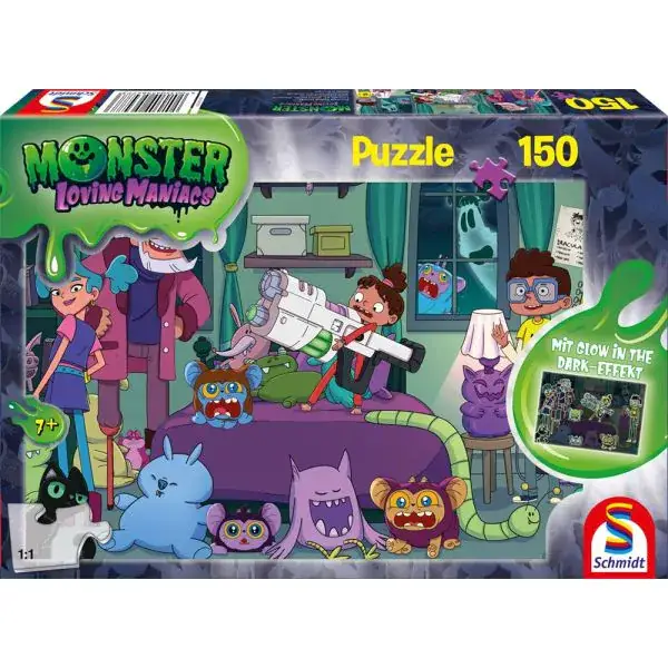 Schmidt Spiele Monster Loving Maniacs: Bo als Monsterjäger, 150 Teile Kinderpuzzle