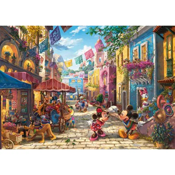 Schmidt Spiele Thomas Kinkade Studios: Disney Dreams Collection - Mickey und Minnie in Mexico, 6.000 Teile Puzzle 2025