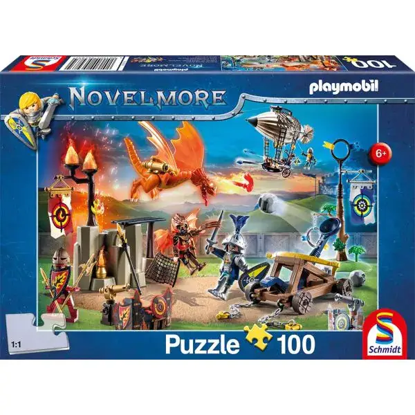 Schmidt Spiele Playmobil®: Novelmore - Der Turnierplatz, 100 Teile Kinderpuzzle