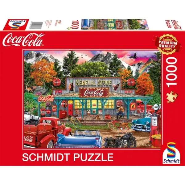 Schmidt Spiele Coca Cola: Store, 1.000 Teile Puzzle Limitierter Zeitrabatt