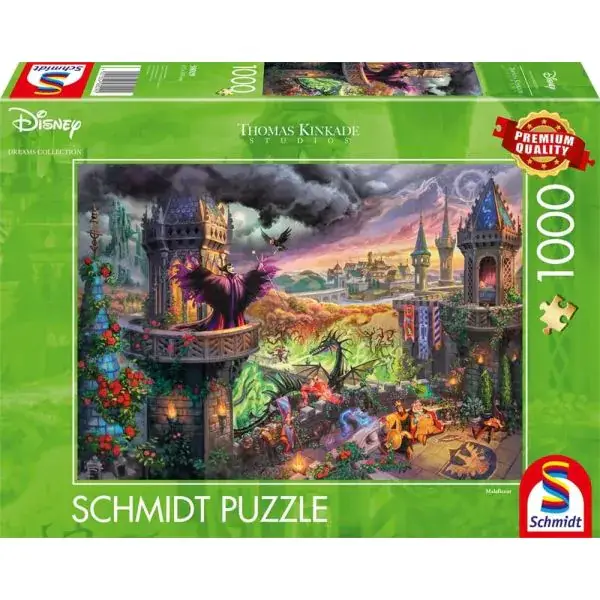 Schmidt Spiele Thomas Kinkade Studios: Disney Dreams Collection - Maleficent, 1.000 Teile Puzzle