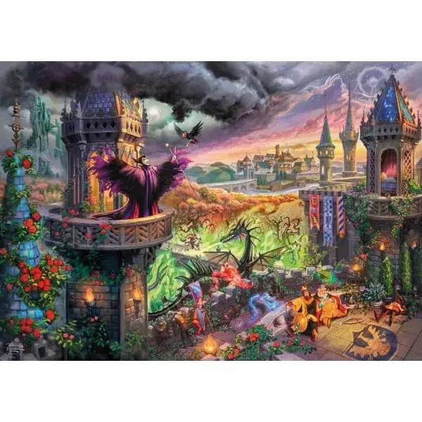 Schmidt Spiele Thomas Kinkade Studios: Disney Dreams Collection - Maleficent, 1.000 Teile Puzzle Fabrikpreis